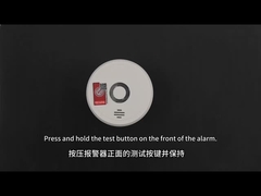 작동 비디오, 가정 및 다른 장소에서 연소 경보의 적용