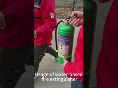 수소 소화기의 사용 방법 및 소화기의 사용