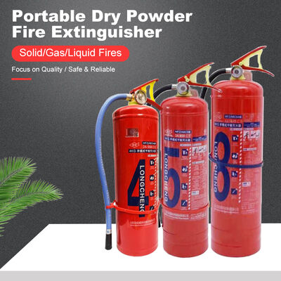 4 kilograms of dry powder fire extinguisher - suitable for extinguishing A and B type fires