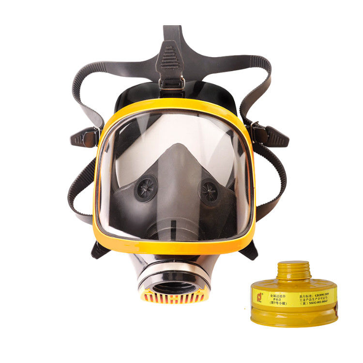 Full Face Respirator Gas Mask With Double Filters