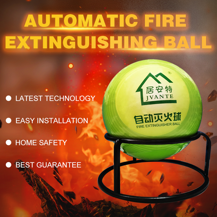 Quick green automatic fire-extinguishing ball-type automotive emergency fire safety equipment