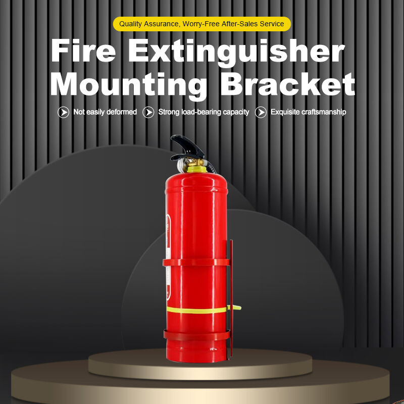 Fire Extinguisher Hanger Fire Extinguisher Fixing Bracket 2, 3, 4, 5, 8kg Portable Dry Powder Fire Extinguisher Double Hanger High Load-Bearing Capacity