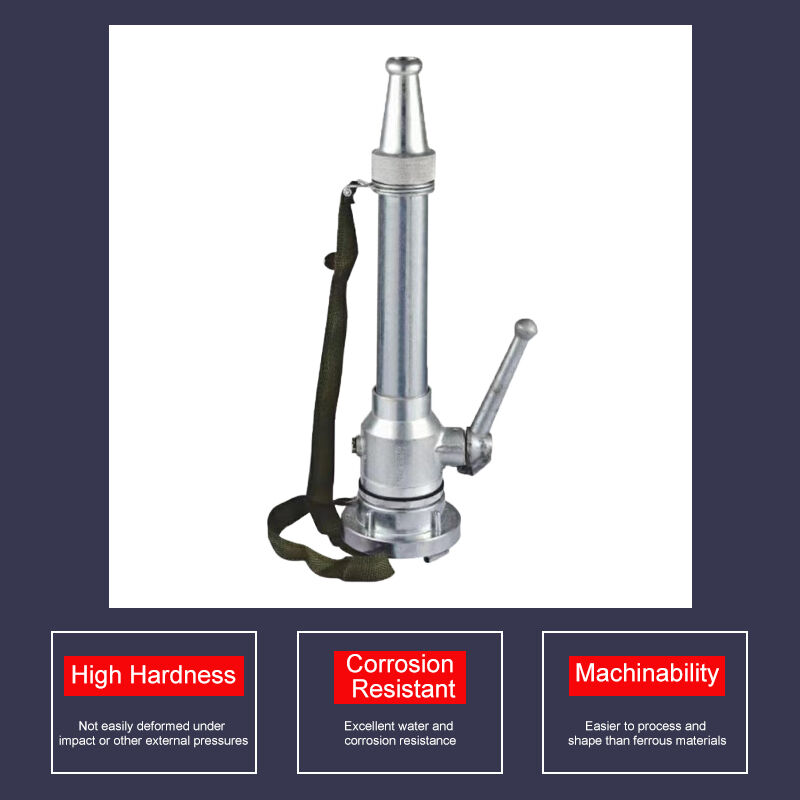 Premium Aluminum Fire Fighting Irrigation Water Gun Switchable Spray / Jet Leak Proof Corrosion Resistant