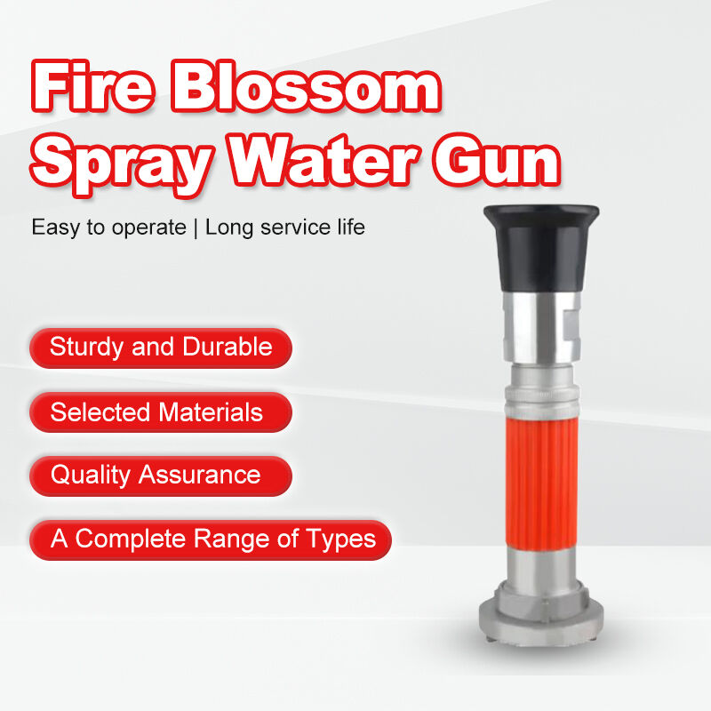 High Hardness Aluminum Alloy Spray Shower Water Gun For Firefighting Farmland Irrigation Leak Proof Durable