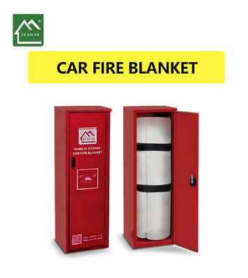 백색 소방기 담요 550°C 온도 장기 보호 자동차 안전