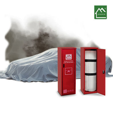 백색 소방기 담요 550°C 온도 장기 보호 자동차 안전