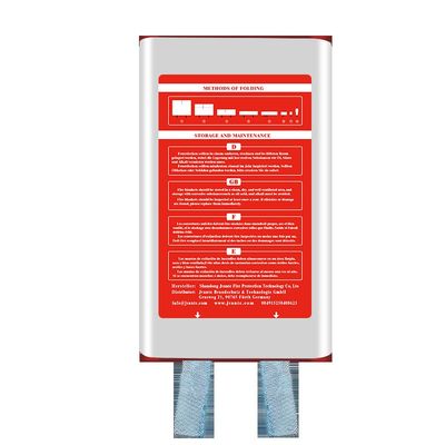 상자 유리섬유 화재 담요 1.2m * 1.2m 색상: 흰색 파란색 리본 유리 섬유 물질